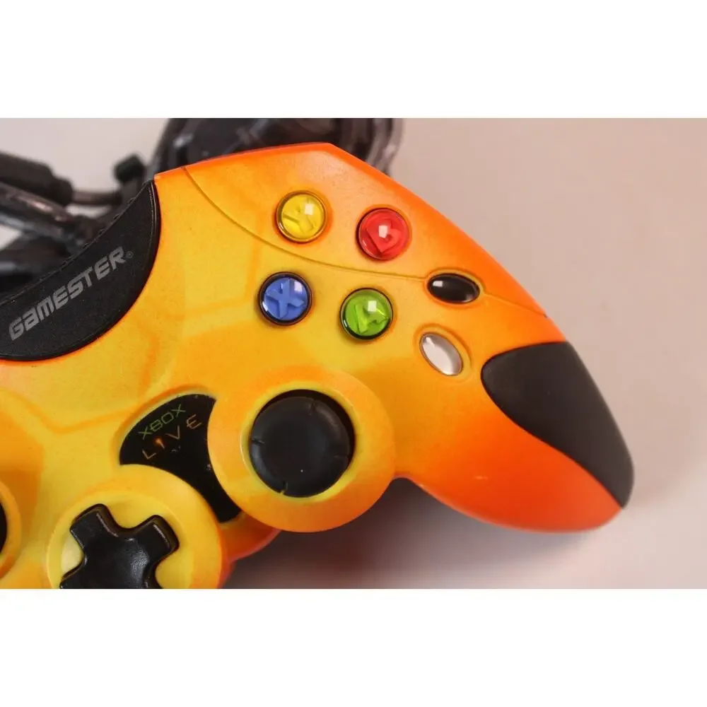 Radica Gamester Controller for Original Xbox System Yellow/Orange Xbox Tested